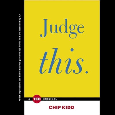Judge This by Chip Kidd audiobook