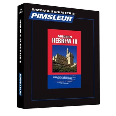 Pimsleur Hebrew Level 3 by Paul Pimsleur audiobook