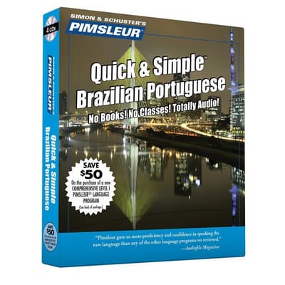 Pimsleur Portuguese (Brazilian) Quick & Simple Course - Level 1 Lessons 1-8 by Paul Pimsleur audiobook