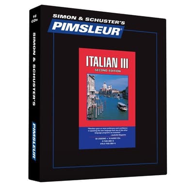 Pimsleur Italian Level 3 by Paul Pimsleur audiobook
