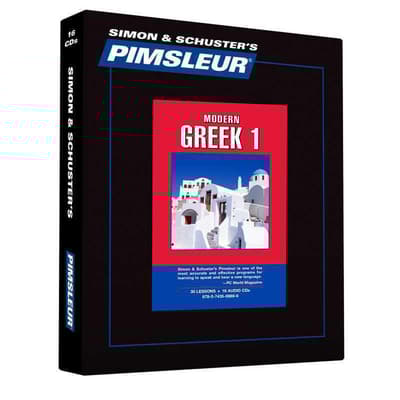 Pimsleur Greek (Modern) Level 1 by Paul Pimsleur audiobook