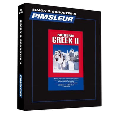 Pimsleur Modern Greek Level 2 by Paul Pimsleur audiobook