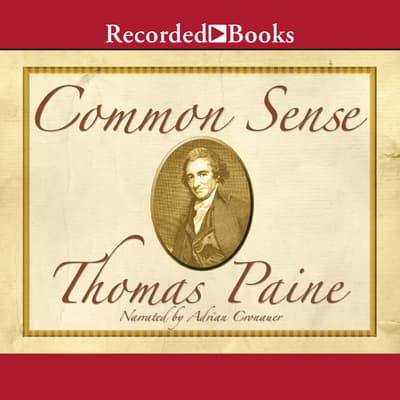 Common Sense Audiobook written by Thomas Paine Downpour com