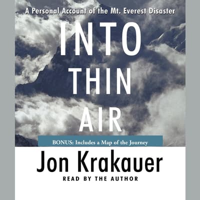 Into Thin Air Audiobook, written by Jon Krakauer | Downpour.com